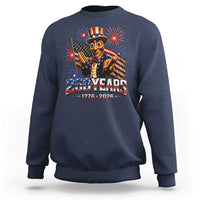 USA 250th Anniversary Tung Tung Sahur Sweatshirt Funny American Anniversary Celebration