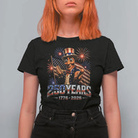 USA 250th Anniversary Tung Tung Sahur T Shirt For Women Funny American Anniversary Celebration