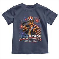 USA 250th Anniversary Tung Tung Sahur Toddler T Shirt Funny American Anniversary Celebration