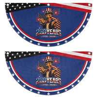 USA 250th Anniversary Tung Tung Sahur Patriotic Fan Flag Funny American Anniversary Celebration