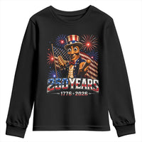 USA 250th Anniversary Tung Tung Sahur Youth Sweatshirt Funny American Anniversary Celebration