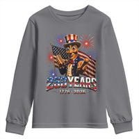 USA 250th Anniversary Tung Tung Sahur Youth Sweatshirt Funny American Anniversary Celebration