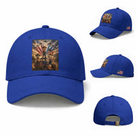 Patriotic Italian Brainrot Farmer Meme Baseball Cap Funny USA Freedom Jet Fighter Graphic