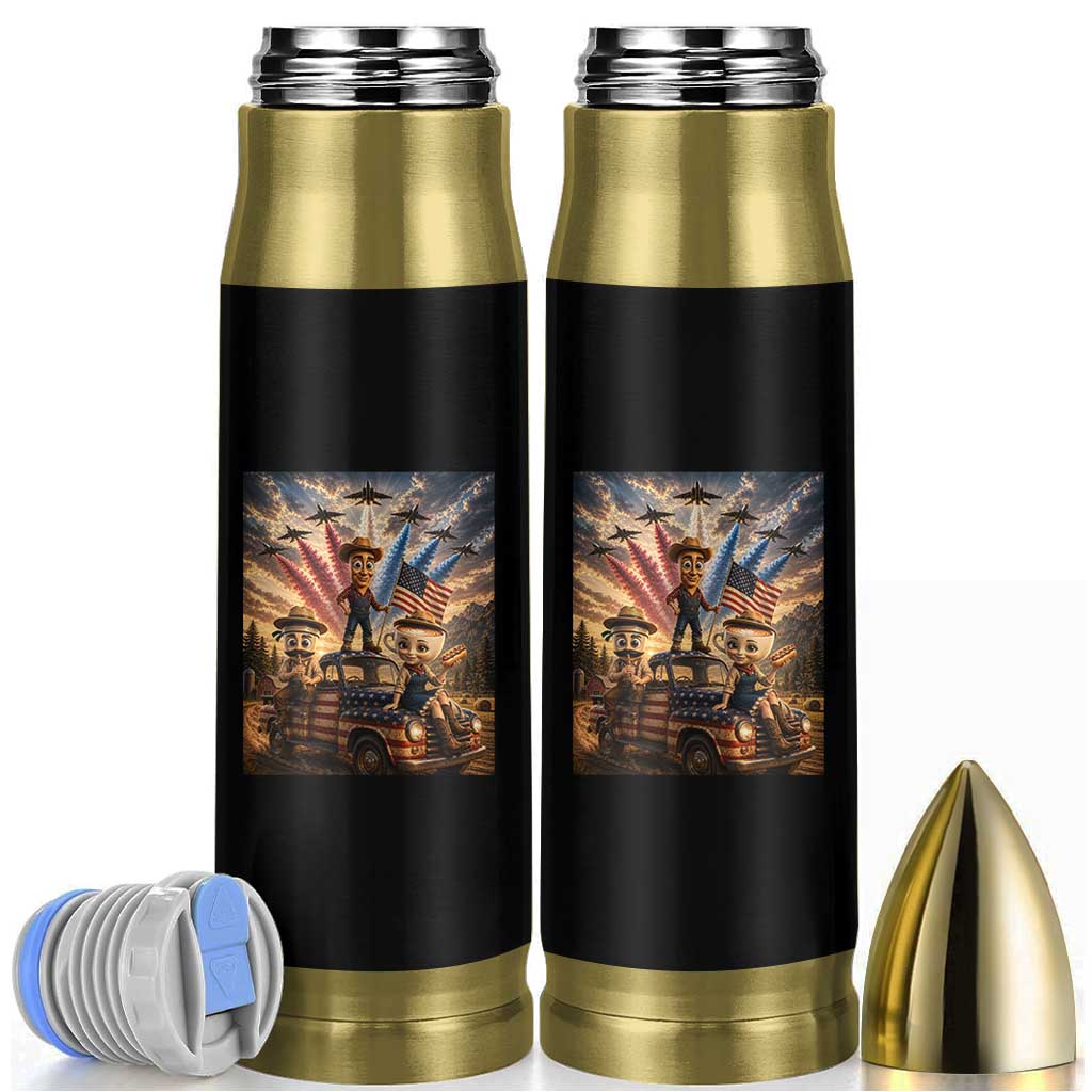 Patriotic Italian Brainrot Farmer Meme Bullet Tumbler Funny USA Freedom Jet Fighter Graphic