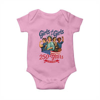 USA 250th Anniversary Feminist Baby Onesie Girls Will Be Girls
