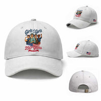 USA 250th Anniversary Feminist Baseball Cap Girls Will Be Girls