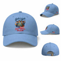 USA 250th Anniversary Feminist Baseball Cap Girls Will Be Girls
