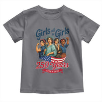 USA 250th Anniversary Feminist Toddler T Shirt Girls Will Be Girls