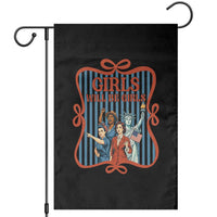 Red White Blue Feminist Pride Garden Flag Girls Will Be Girls