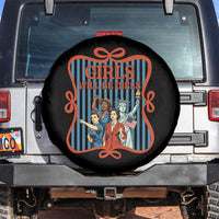 Red White Blue Feminist Pride Spare Tire Cover Girls Will Be Girls