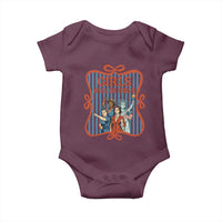 Red White Blue Feminist Pride Baby Onesie Girls Will Be Girls