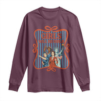 Red White Blue Feminist Pride Long Sleeve Shirt Girls Will Be Girls