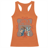 Red White Blue Feminist Pride Racerback Tank Top Girls Will Be Girls