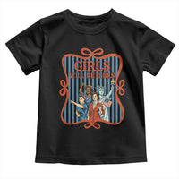 Red White Blue Feminist Pride Toddler T Shirt Girls Will Be Girls