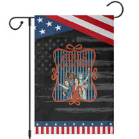 Red White Blue Feminist Pride Patriotic Garden Flag Girls Will Be Girls