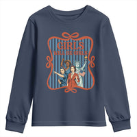 Red White Blue Feminist Pride Youth Sweatshirt Girls Will Be Girls
