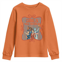 Red White Blue Feminist Pride Youth Sweatshirt Girls Will Be Girls