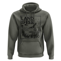 Vintage USA 250 Patriotic Pride Hoodie Land Of The Free