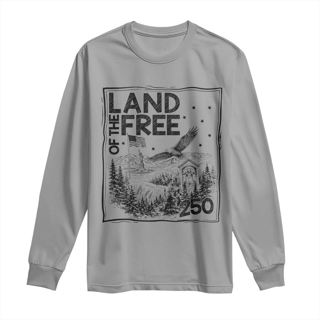 Vintage USA 250 Patriotic Pride Long Sleeve Shirt Land Of The Free