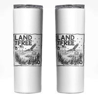 Vintage USA 250 Patriotic Pride Skinny Tumbler Land Of The Free
