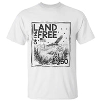 Vintage USA 250 Patriotic Pride T Shirt Land Of The Free