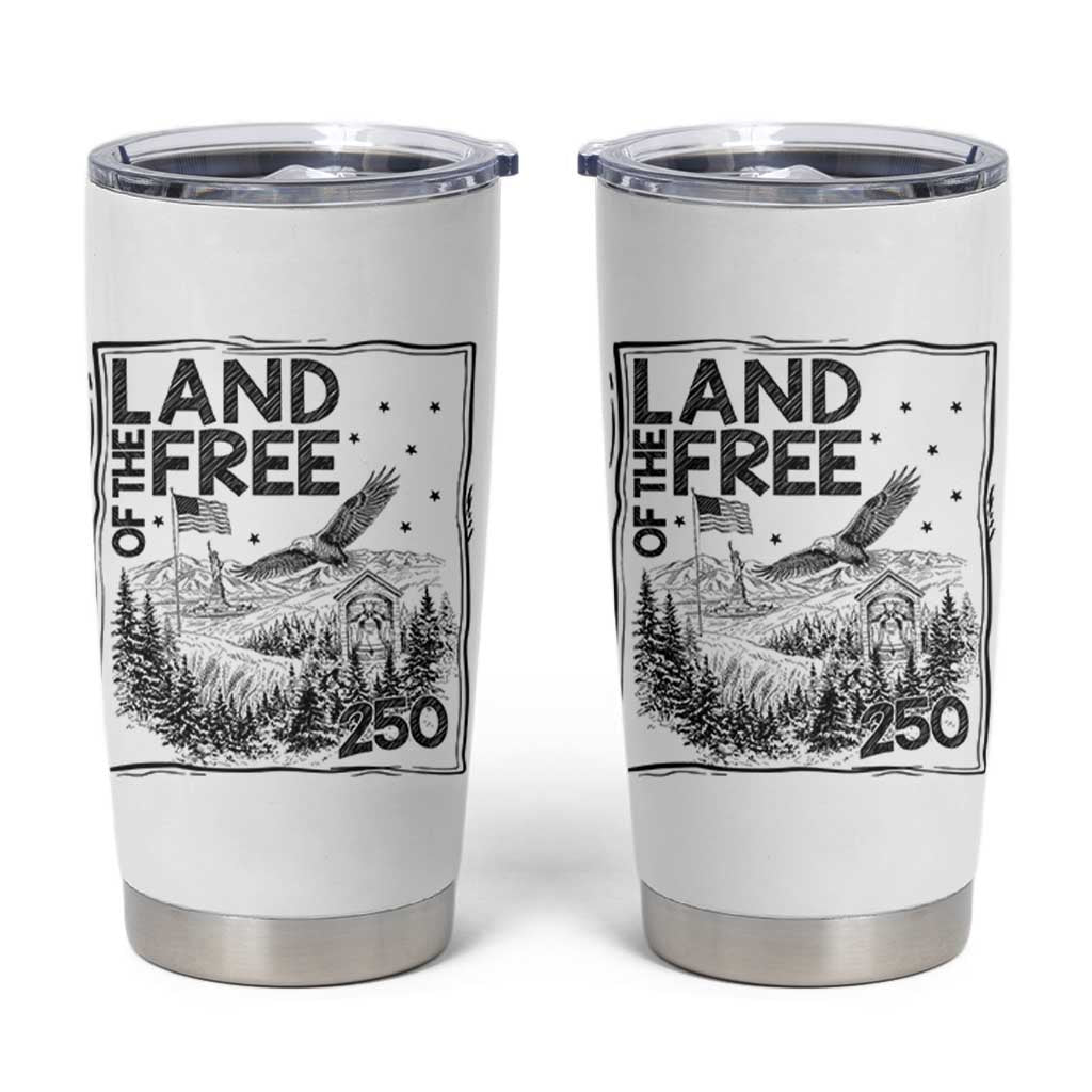 Vintage USA 250 Patriotic Pride Tumbler Cup Land Of The Free