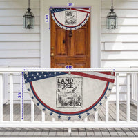 Vintage USA 250 Pride Patriotic Fan Flag Land Of The Free