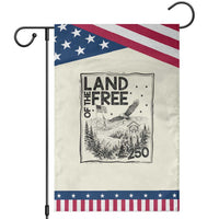 Vintage USA 250 Pride Patriotic Garden Flag Land Of The Free