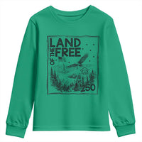 Vintage USA 250 Patriotic Pride Youth Sweatshirt Land Of The Free