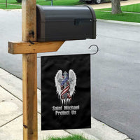 Saint Michael Protect Us American Christian Heritage Garden Flag Catholic Faith Gift