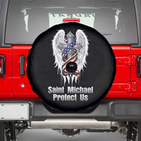 Saint Michael Protect Us American Christian Heritage Spare Tire Cover Catholic Faith Gift