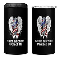 Saint Michael Protect Us American Christian Heritage 4 in 1 Can Cooler Tumbler Catholic Faith Gift