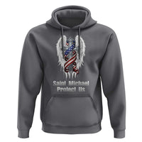 Saint Michael Protect Us American Christian Heritage Hoodie Catholic Faith Gift