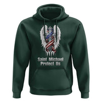 Saint Michael Protect Us American Christian Heritage Hoodie Catholic Faith Gift