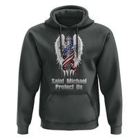 Saint Michael Protect Us American Christian Heritage Hoodie Catholic Faith Gift
