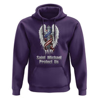 Saint Michael Protect Us American Christian Heritage Hoodie Catholic Faith Gift