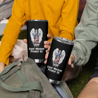 Saint Michael Protect Us American Christian Heritage Tumbler Cup Catholic Faith Gift