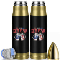 American Flag Beer Lover Bullet Tumbler Red White And Brew