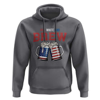 American Flag Beer Lover Hoodie Red White And Brew