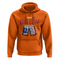 American Flag Beer Lover Hoodie Red White And Brew