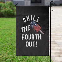 American Flag Popsicle Garden Flag Chill The Fourth Out