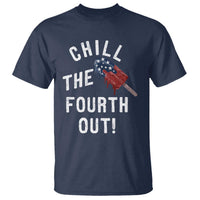 American Flag Popsicle T Shirt Chill The Fourth Out