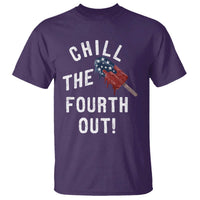 American Flag Popsicle T Shirt Chill The Fourth Out