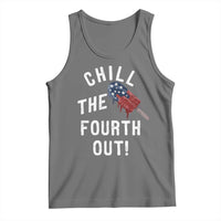 American Flag Popsicle Tank Top Chill The Fourth Out