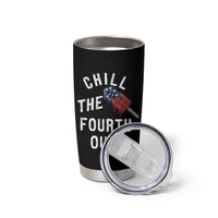 American Flag Popsicle Tumbler Cup Chill The Fourth Out