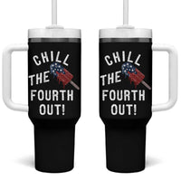 American Flag Popsicle Tumbler With Handle Chill The Fourth Out