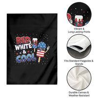 American Flag Popsicle Garden Flag Red White And Cool