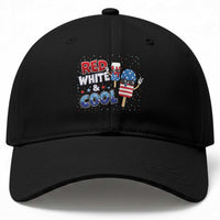 American Flag Popsicle Baseball Cap Red White And Cool