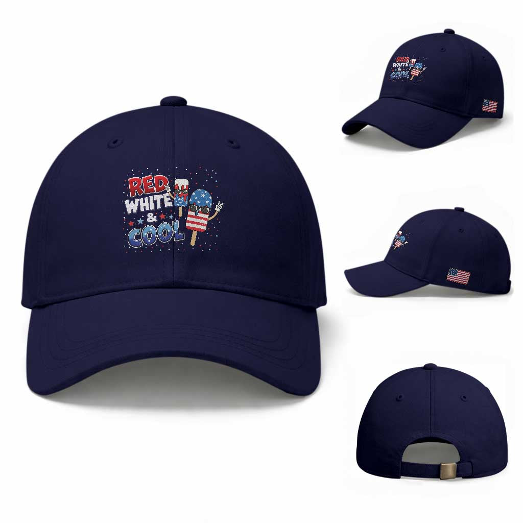 American Flag Popsicle Baseball Cap Red White And Cool