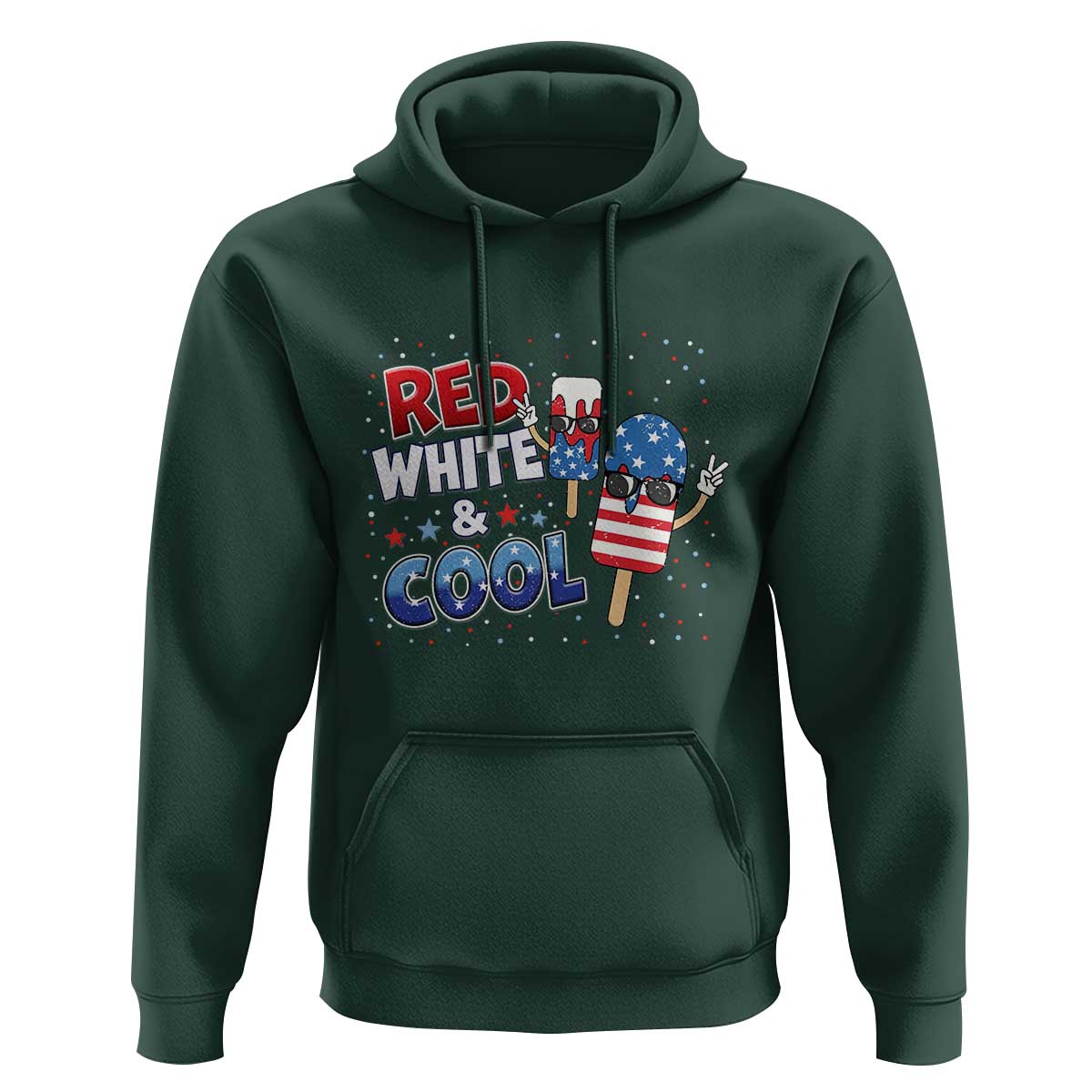 American Flag Popsicle Hoodie Red White And Cool